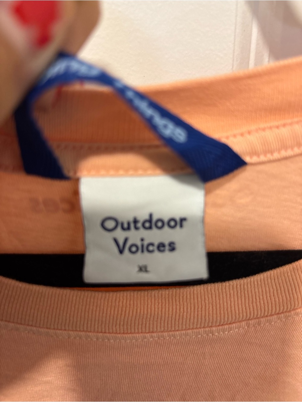 Outdoor Voices Peach Short-Sleeve Crew - Picture 4 of 5